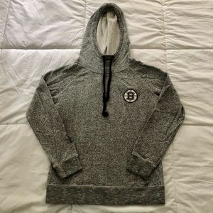 Boston Bruins Women’s Gray & Sparkle Hoodie